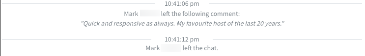 Rocket Live Chat Testimonial